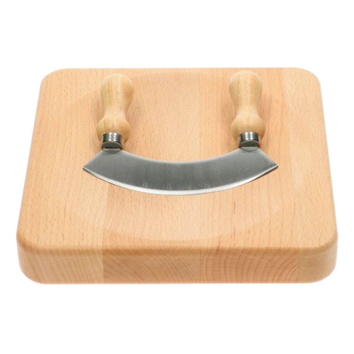 Snijplank voor kruiden, beukenhout, 20 x 20 cm