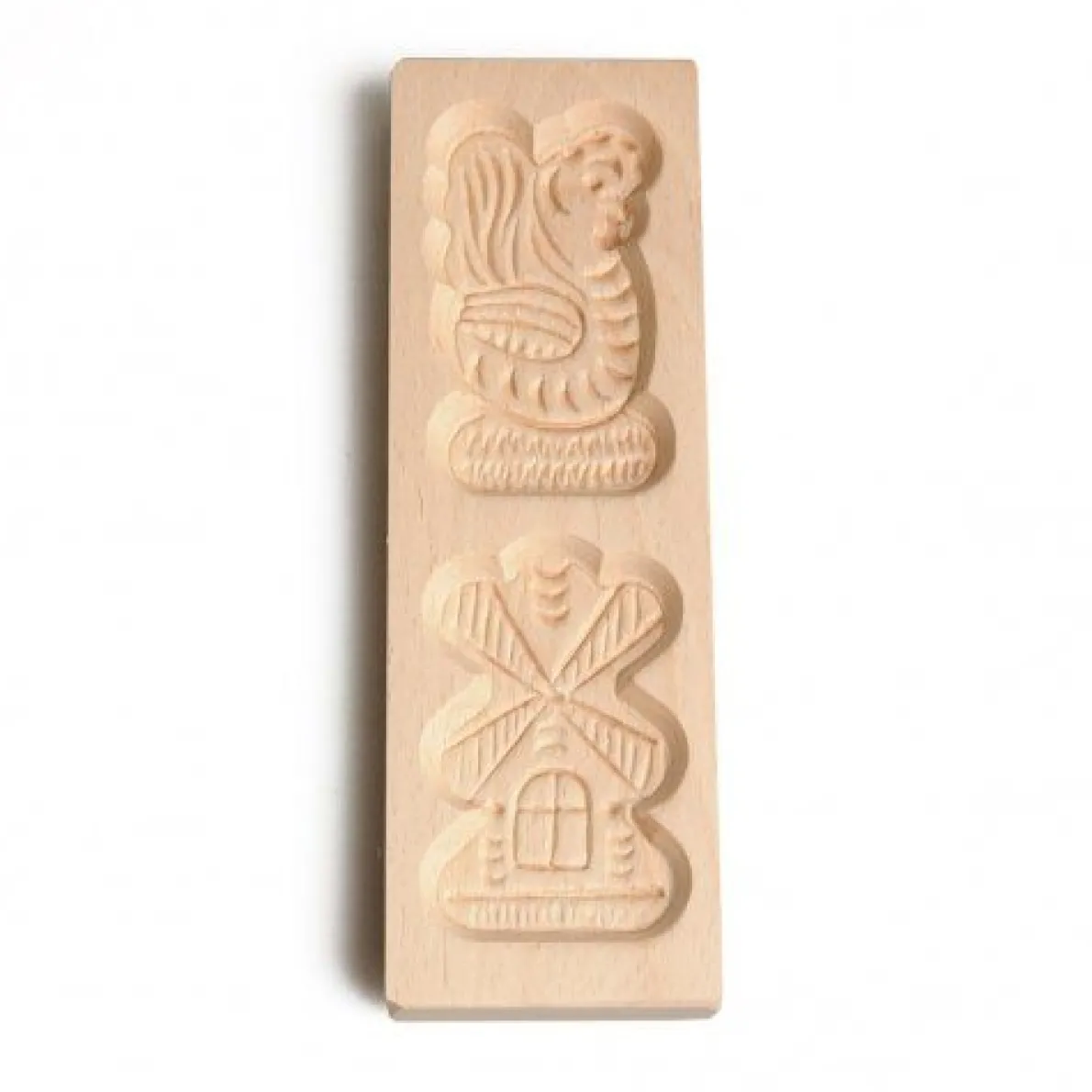 Speculaasplankje met twee figuren