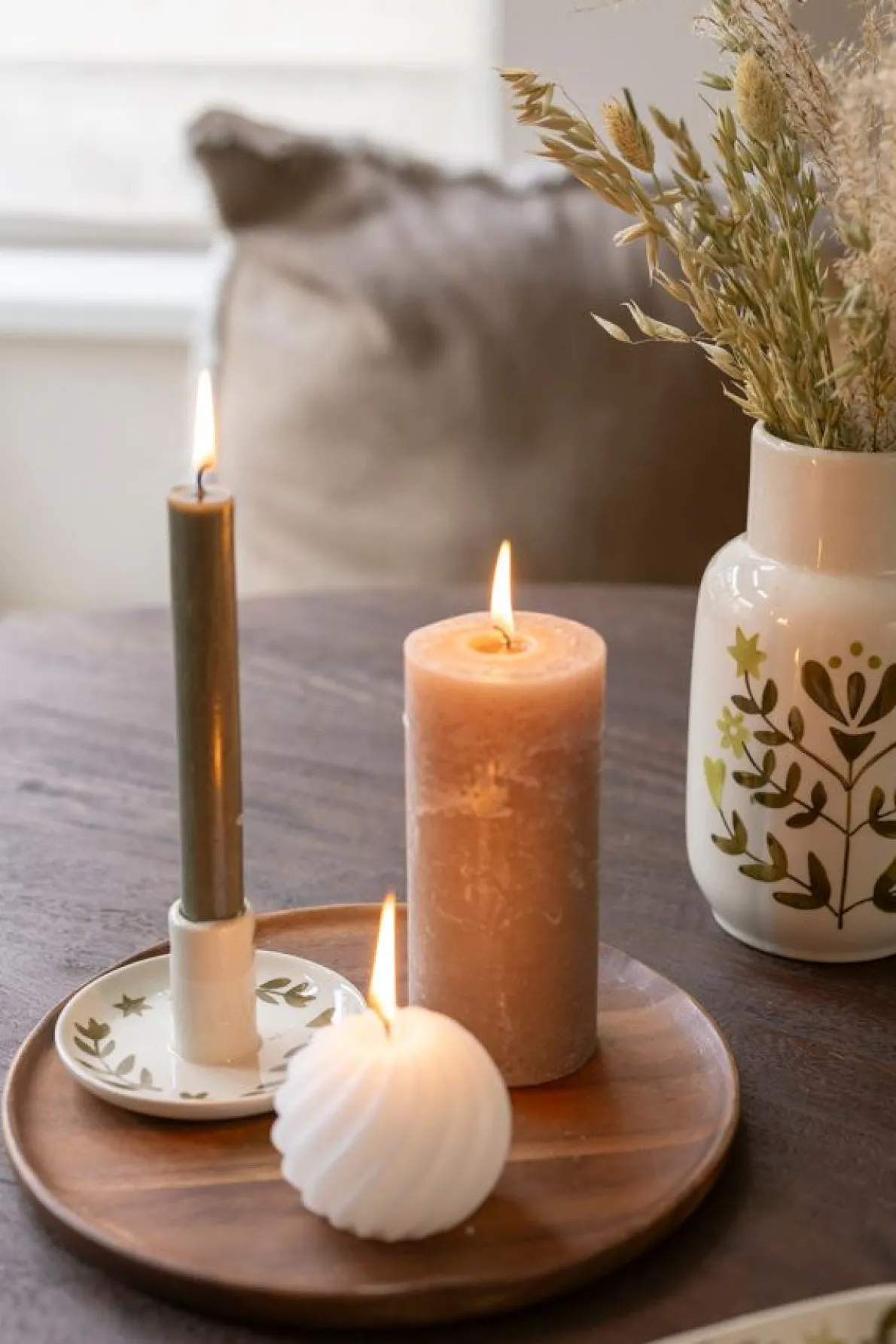 Stompkaars, bruin, Ø6 X 12 cm