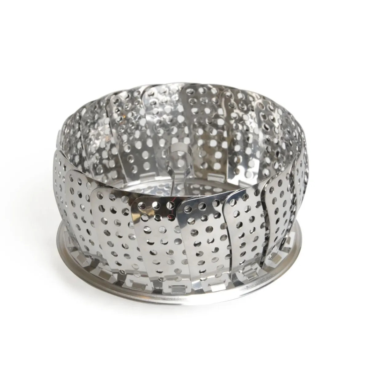 Stoommandje roestvrij staal, Ø 14 tot 23 cm