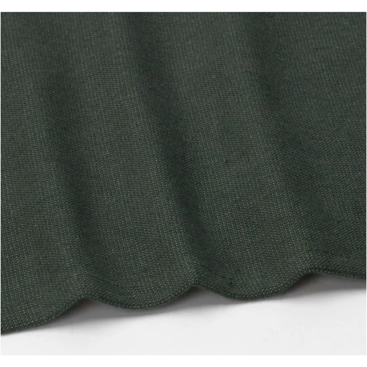 Tafelkleed extra lang, GOTS bio-katoen, donkergroen, 145 x 350 cm