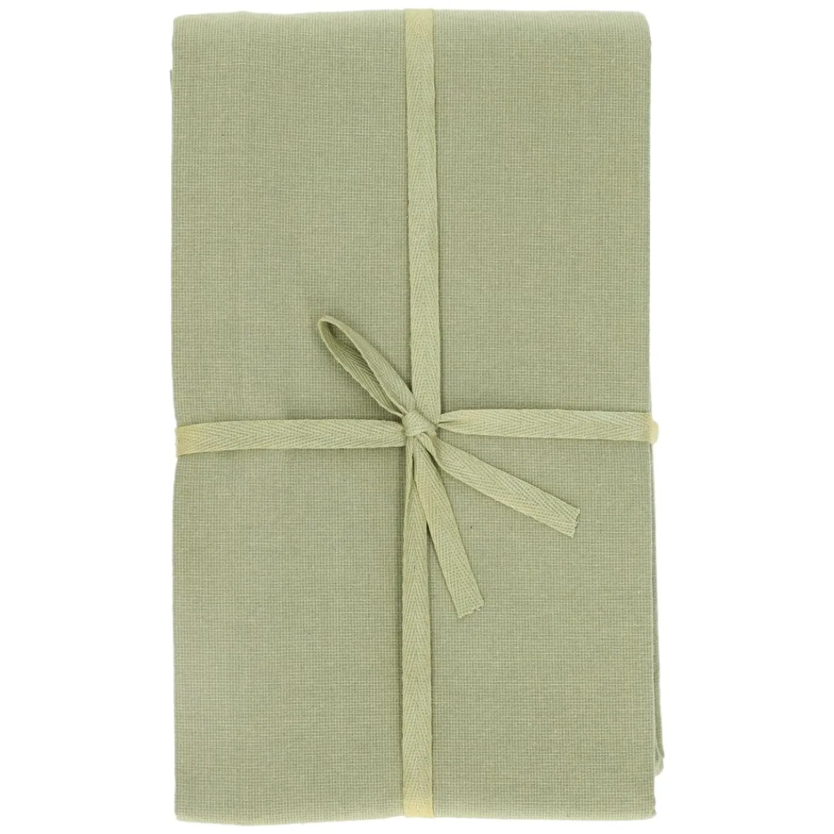 Tafelkleed extra lang, GOTS bio-katoen, mosgroen, 145 x 350 cm