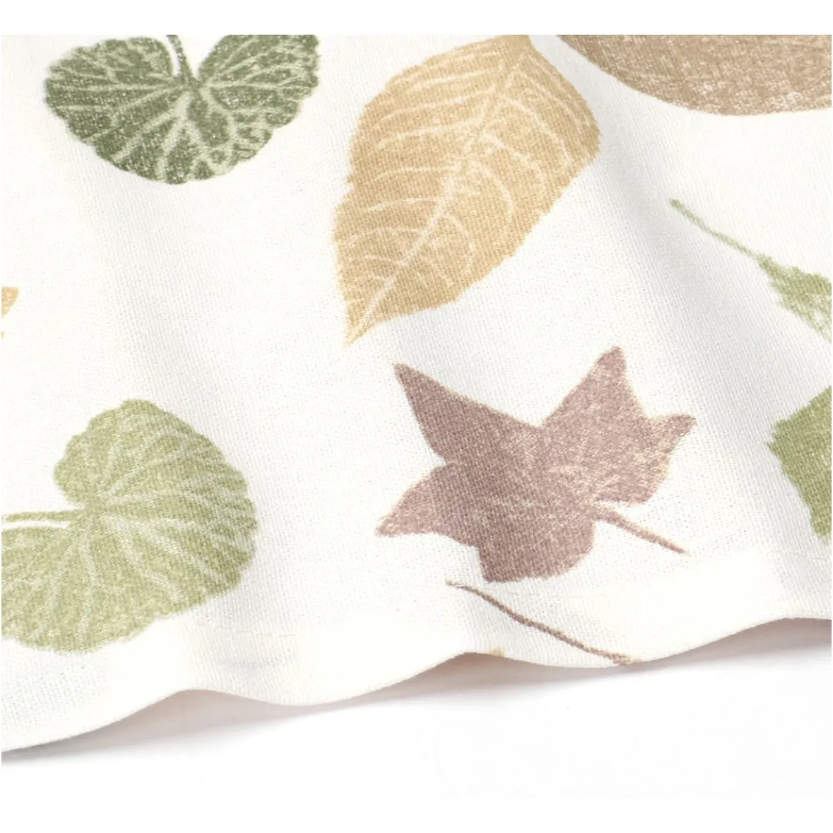 Tafelkleed, GOTS bio-katoen, tuinblad, 145 x 250 cm