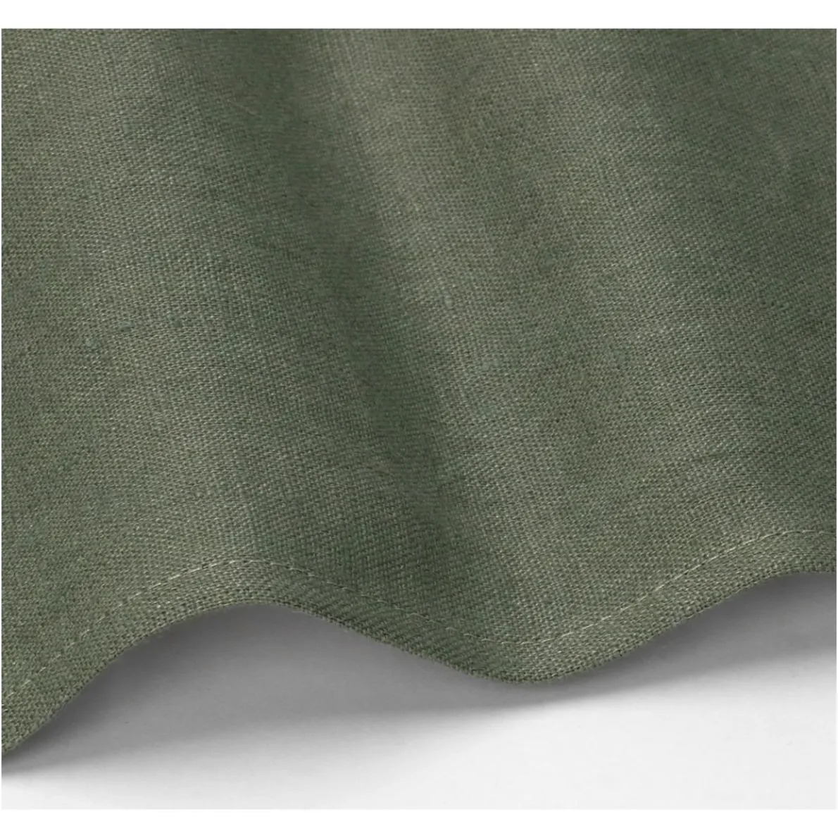 Tafelkleed, linnen, groen, 137 x 250 cm