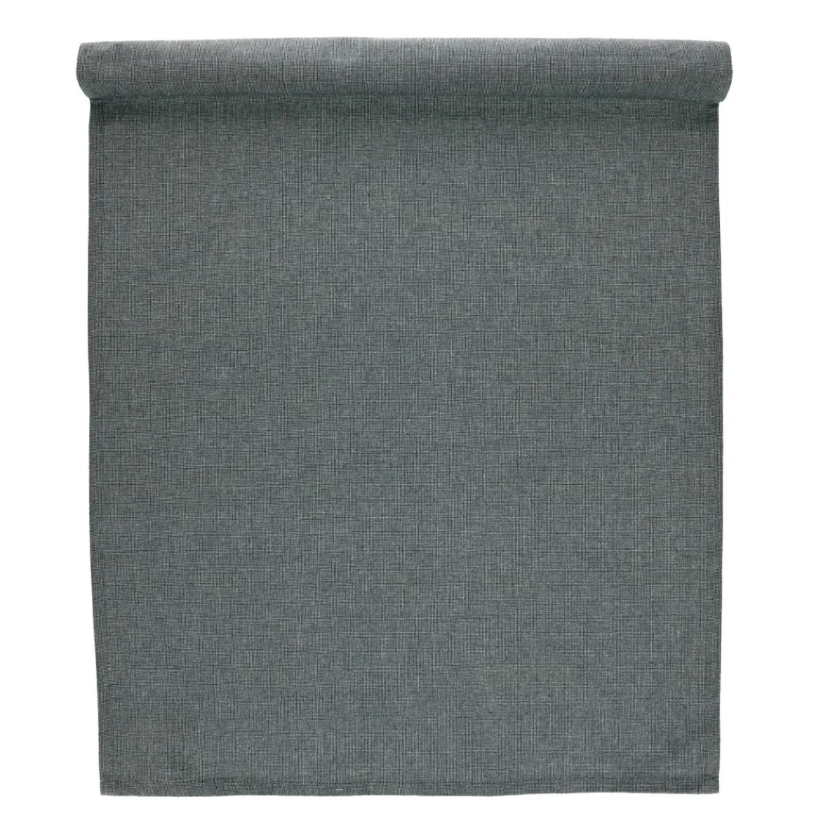 Tafelloper, GOTS bio-katoen, antraciet, 50 x 150 cm