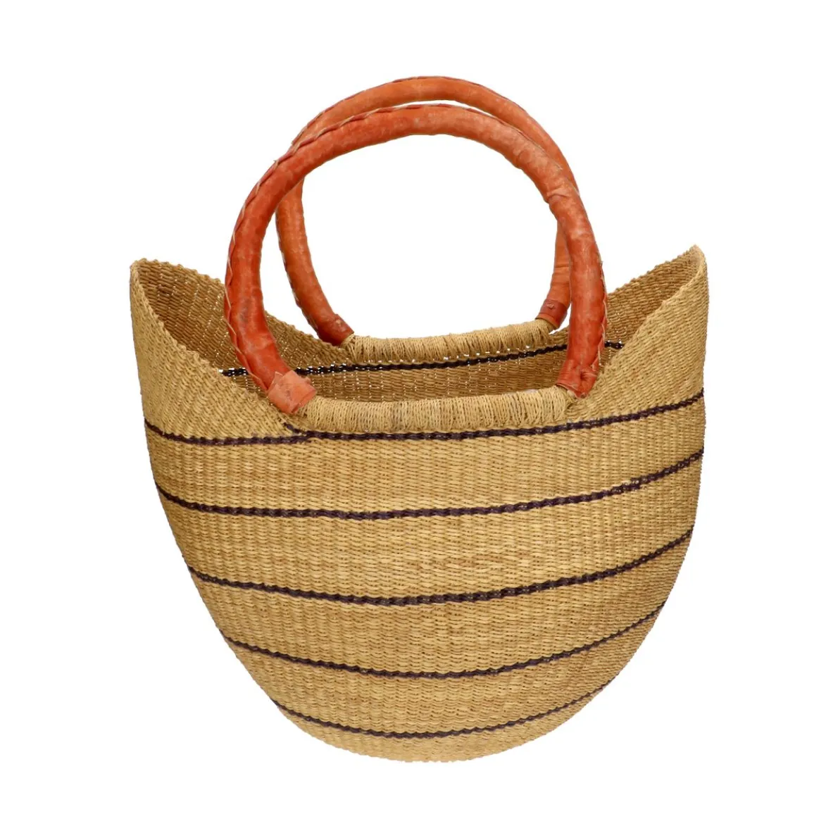 Tas, savannegras, gestreept, groot