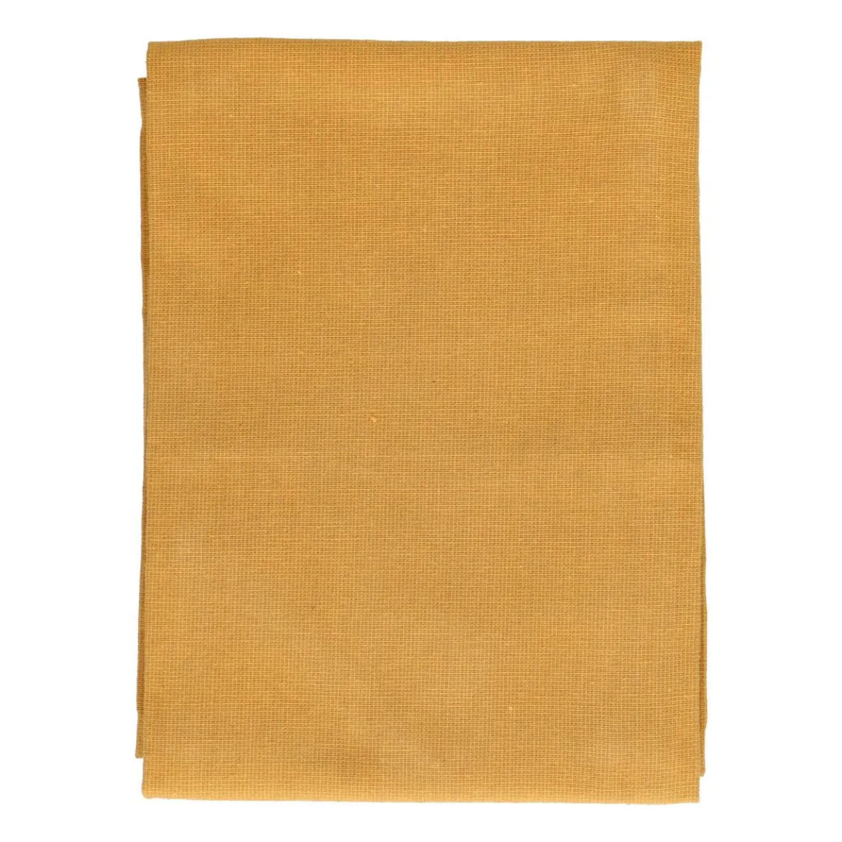 Theedoek, bio-katoen, okergeel