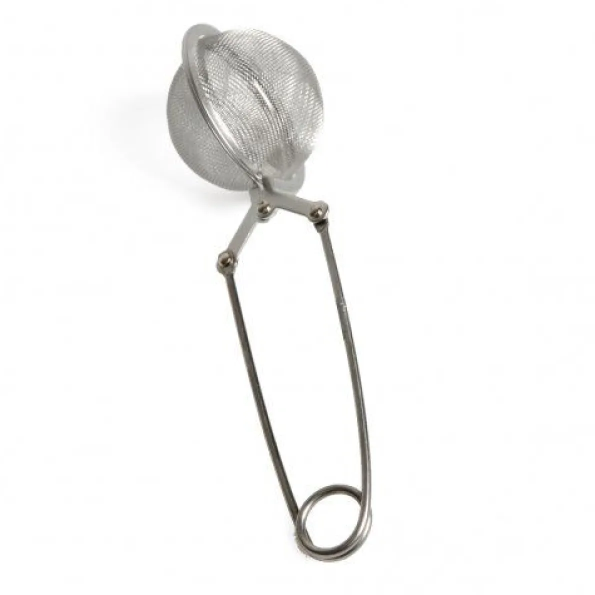 Thee-ei knijper, netje, roestvrij staal