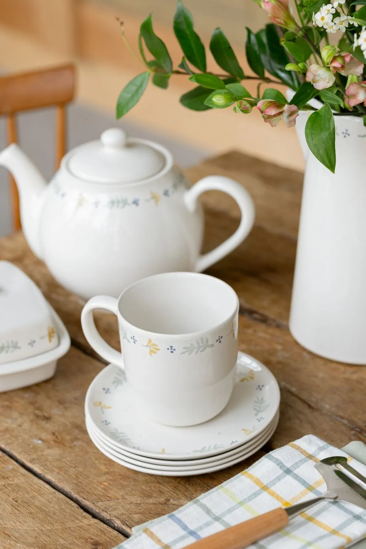 Theemok, steengoed, strooitakje