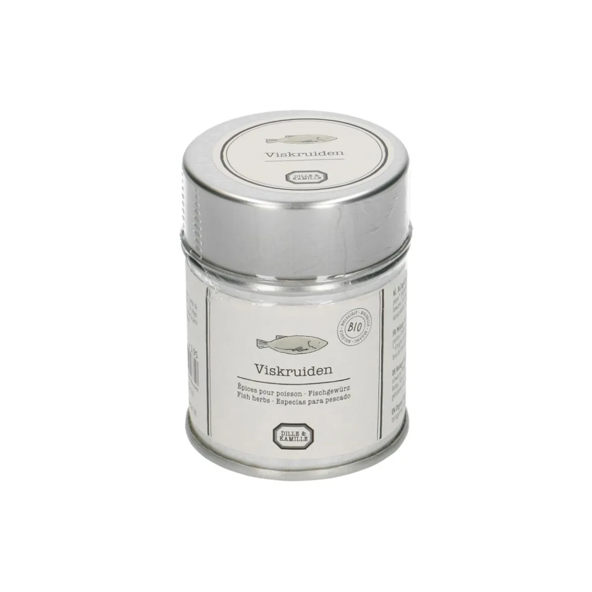 Viskruiden, biologisch, blikje, 30 g