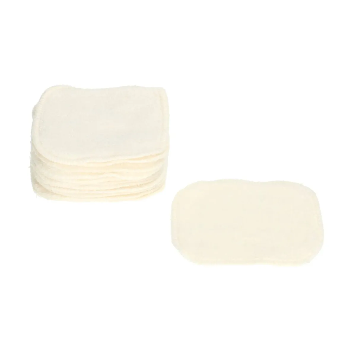Wattenschijfjes, wasbaar, GOTS bio-katoen, 12 stuks